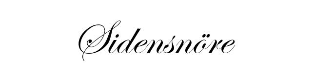 Sidensnöre